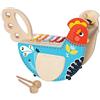 Manhattan Toy Strumento Musicale in Legno a Forma di Pollo, per Bambini, con xil