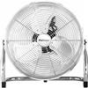 Pro Breeze Ventilatore da Pavimento 50cm, con Finiture cromate, 3 Velocità e Tes