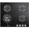 De Longhi Piano cottura gas 4 zone LIFE Nsl 460 Ncm Black (60cm)