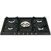 Smeg Piano cottura gas 5 zone CORTINA SR775AO Black (75cm)