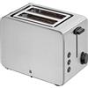 WMF Stelio Tostapane 2 fette in acciaio inox, doppia fessura con inserto per pan