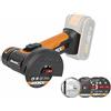 Men at Worx srl Worx WX801.9 Smerigliatrice, 20 V, Nero