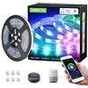 Lepro Striscia LED WIFI Alexa RGB e Bianca Dimmerabile, Strisce RGB 5M 300 LED 5