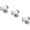 SM Fineled Adattatore sdoppiatore E27 a 2 E27 per portalampada