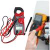 Multimetro Digitale A Pinza Tester Multimetro DC Robusto Per Resistenza Rosso