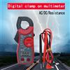 Multimetro Digitale A Pinza Tester Multimetro DC Robusto Per Resistenza Rosso