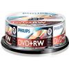 Philips Monitors Philips DVD+RW 4.7 GB, 120 minuti, 4X, Confezione da 25 Pezzi