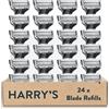 Harry's Grooming Limited Harry's Lame per rasoio da uomo: 24 lame di ricambio con rifinitore di