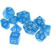 Dadi A Più Facce D&D Dice Gioco Dadi Poliedrici D4-D30 Per Gioco Da Tavolo Blu