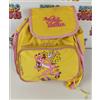 Ertl ZAINO CARTELLA SCUOLA PINK PANTHER PANTERA GIALLO GELATO PATTINI 1985 UNITED ART