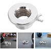 Steel Dumbbell Barbell Collar with Double Insurance Secure Screw Clamp Silver