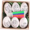 Uova Di Pasqua Cartoon Verniciabili Per Accessori Fotografici Cestini Pasquali