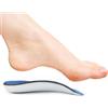 1 Paio Di Solette Per Scarpe Ortesi Di Lunghezza 3/4 Cuscino Per Tallone Del