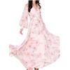 YUMI KIM Abito Maxi Giselle Dream Lovers Pink #DR3502m Taglia Small NWT