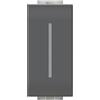 4box - Uniko Lite S Comando Smart per la Gestione di 1 Punto Luce. Compatibile con Bticino® LivingLight™. Grigio antracite. Controllabile con App 4box e assistenti vocali Amazon Alexa e Google Home.