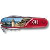 Victorinox Climber Coltellino Svizzero Multiuso per Escursioni, 14 Funzioni | Coltello da tasca ideale per arrampicata con forbici, gancio e lama grande. Compatto, 14 funzioni, rosso, Prodotto in