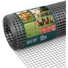 VOUNOT® Rete Metallica Plastificata PVC 1x10 m, Maglia 13 mm Filo 0,8 mm, Rete per Recinzione Giardino e Pollame, Recinzioni per Piccoli Animali e Pollai, Grigio