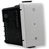 Elektronova Interruttore dimmer connesso Smart Zigbee/Tuya Wifi frutto modulo compatibile con supporti Vimar plana bianco