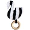 Manhattan Toy- Swan Kit Baby Rattle with Massaggiagengive in Legno, 216330