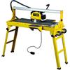 Fartools 113611-Tagliapiastrelle elettrico, per piastrelle, radiale a 48 mm, lama 200 x 22,2 x 2 mm, tavola inclinabile, laser 1200 W