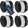 Fette Filter - Premium H13 True HEPA filtro di ricambio compatibile con purificatore d'aria Levoit LV-H132 Compatibile anche con altri purificatori d'aria selezionati, vedere elenco per i dettagli