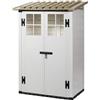 GARDIUN KSP38215 - Casetta in Resina Tuscany Evo 100 2 ante 1,32 m² - 95 x 139 x 201 cm