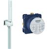Grohe 26405000 Set Doccia Completo, Grigio (Cromo) + Grohe 35600000 Rapido SmartBox - Corpo incasso universale, Cromo