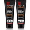 Dermolab Uomo - Crema Depilatoria con Ginseng e Vitamina B5, con Applicatore a Spatola, Elimina i Peli Superflui e Dona Morbidezza alla Pelle, 200 ml (Confezione da 2)