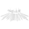 Party Time DS2034B - Candele di compleanno, 24 pezzi, colore: Bianco