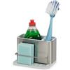 Joseph Joseph Surface Organizzatore per Lavandino Cucina, Organizer lavello con Appoggia Spugna, Acciaio Inox