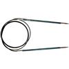KnitPro-Ferri da Maglia circolari fissi Royale, in Betulla, in Ottone, Multicolori, 100 cm x 3,25 mm
