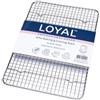 Loyal Elite Griglia di Raffreddamento 34x43 cm, Superficie di Raffreddamento, Teglia da Forno in Acciaio Inossidabile Rivestiemento Cooling Rack, 34x43 cm