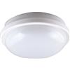 Beghelli Plafoniera GeoLED Tonda, 20W, Policarbonato, Diametro 22 cm, per Locali Secondari, Uso Interno/Esterno