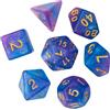 7 Pezzi Dadi In Acrilico Giocattoli Per Feste D4 D8 D10 D12 D20 Per MTG