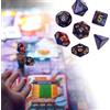7 Pezzi Dadi In Acrilico Giocattoli Per Feste D4 D8 D10 D12 D20 Per Giochi Di
