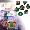 7 Pezzi Dadi In Acrilico Giocattoli Per Feste D4 D8 D10 D12 D20 Per MTG