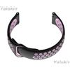 NICKSTON Nero e Rosa Fascia Con Rilascio Rapido Perni per Asus Zenwatch 2 1.63 " Wi501q