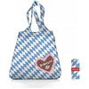 Reisenthel Mini Maxi Shopper - Borsa per la spesa in tessuto di poliestere antistrappo, 43,5 x 63 x 6 cm, Bavaria 6, 43,5 x 63 x 6,