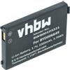 vhbw Batteria sostituisce Philips BYD005975, BYD002518, BYD001743 1000mAh 3,7V