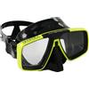 AQUALUNG LOOK - Maschera subacquea adulti con doppia lente in vetro temperato, design versatile per tutti i visi, fibbie a quadrante a 360°, impermeabilità migliorata, ottima per immersioni subacquee