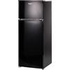 GALILEO Frigorifero con freezer 240L doppia porta 55x55x143 cm, nero, Kooper