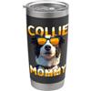 Regalo per papà amante del Border Collie Border Collie Daddy Cani Festa del papà Collie Papà Bicchiere termico in acciaio inox doppia parete