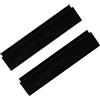 Reusable Black U Shaped Baby Gate Groove Fittings for Home Safety 2Pcs