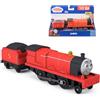 THOMAS & FRIENDS Fisher-Price Il Trenino Thomas James Locomotiva Motorizzata e vagone | Treno giocattolo motorizzato e vagone, personaggi classici della serie, per bambini in età prescolare, JLL51