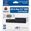 Atlantis P005-CAN-B Card Reader Interno 3,5 USB 2.0 35in1 SD CF MMC xD MicroSD