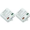 2pcs Driver LED 12V DC 230V Ingresso AC per G4 MR16 MR11 e Strisce Luci