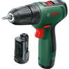 Bosch EasyDrill 1200 Trapano Avvitatore 2x1,5Ah Nero