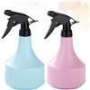 2Pcs Reusable PP Plastic Dispensing Spray Bottles Bright Candy Colors
