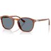 Persol PO 3007SX 52 96/56 Occhiali da Sole Terra di Siena/Azzurro Chiaro