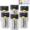 Energizer Batterie Alcaline Industriali Energizer C LR14 1.5V BULK - 6 Pezzi